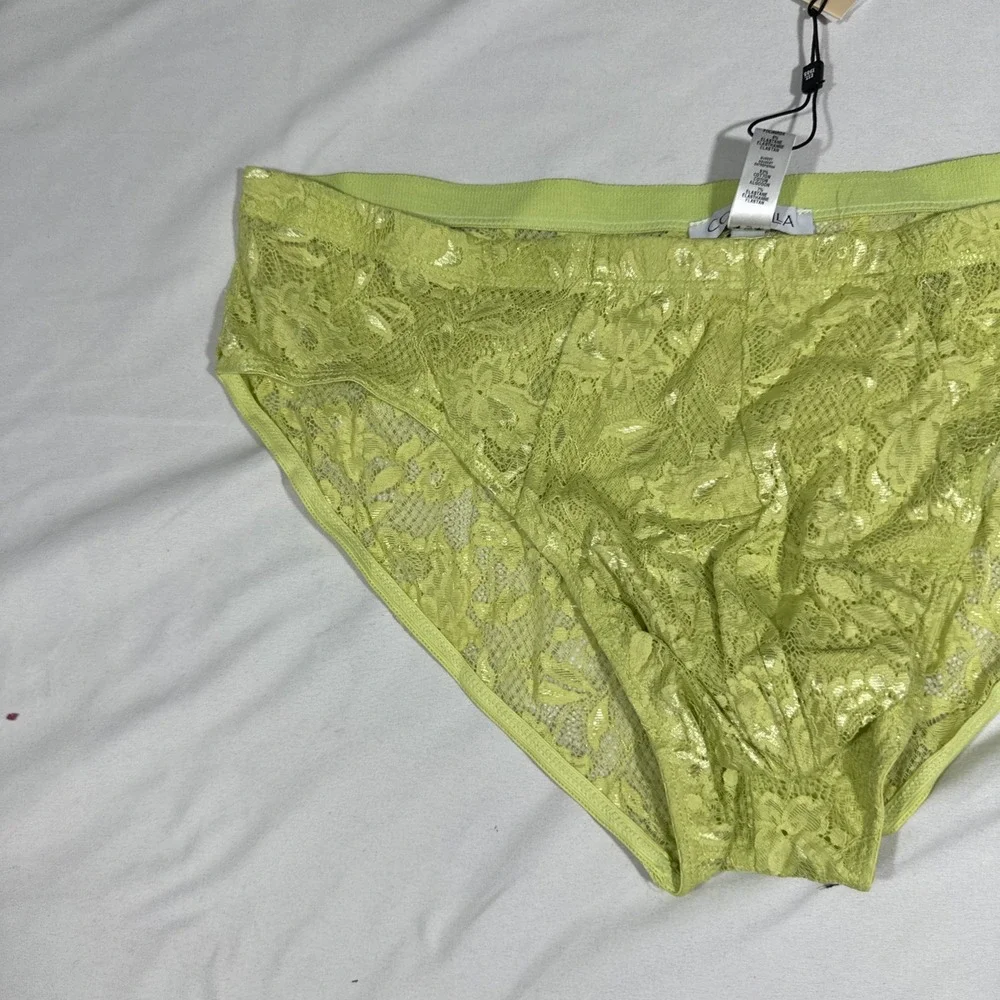 NWT Cosabella [ MEN XL ] Never Say Never Comfort Micro Brief Lace Green U1944